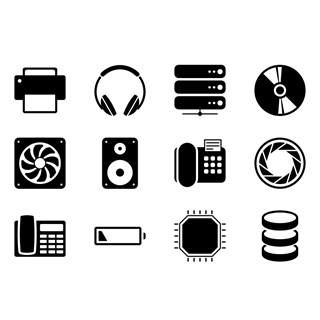 Devices and gadgets icon packages