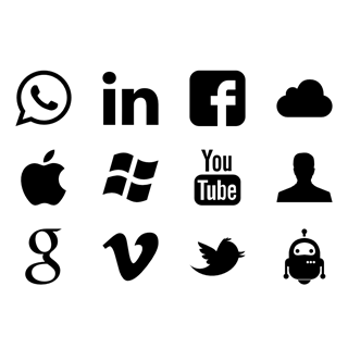 Flatty Social Media icon packages