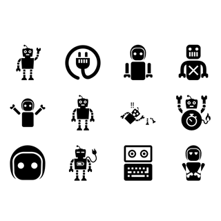Smart Robot Set icon packages
