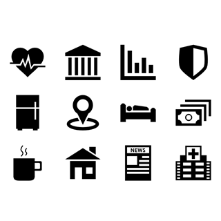 Strong Glyph Set icon packages