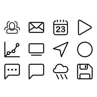 Free Line Icon Pack icon packages