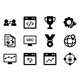 SEO and development icon packages