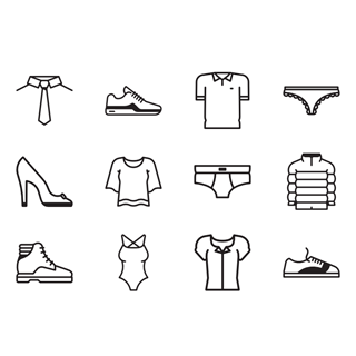 Clothes icon packages