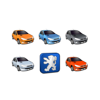 Peugeot 206 icon packages