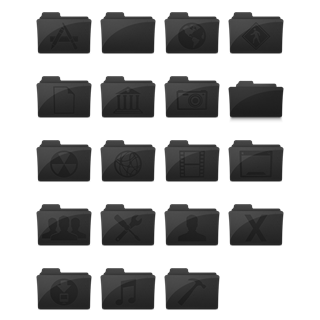 Black Leopard icon packages