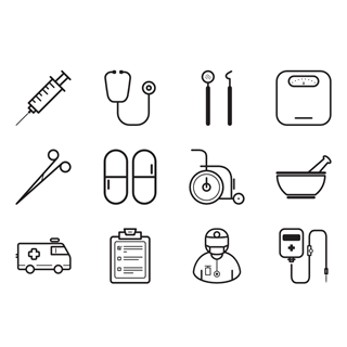 Hospital Stuff icon packages