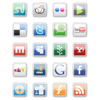MSN Style Social icon packages
