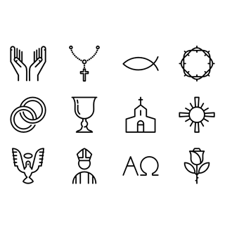 Christianity icon packages