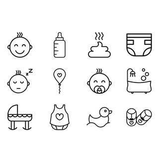Babyish icon packages