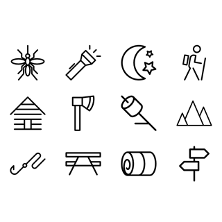 Mr Camping icon packages