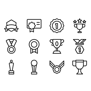 My trophy case icon packages
