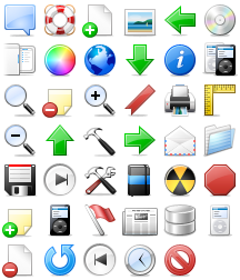 Kombine Free Toolbar icon packages