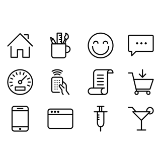 Streamline Outline icon packages