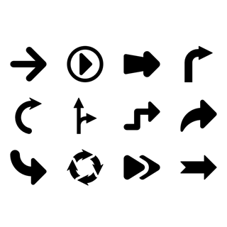 Mix of arrows icon packages