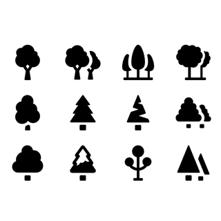 Trees icon packages