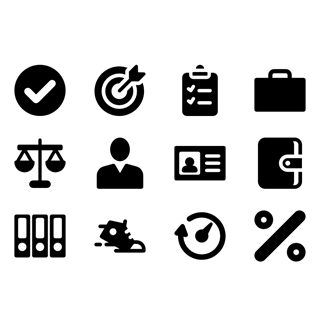 Office productivity icon packages