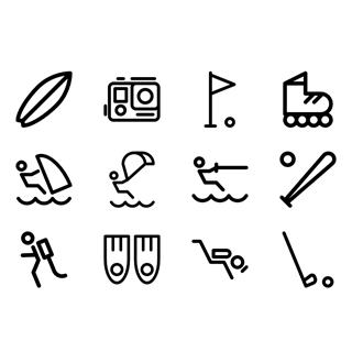 Summer Sports icon packages