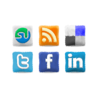 Furry Cushions Social icon packages