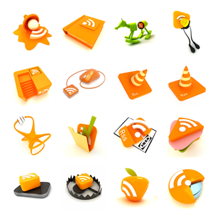 Rss Feed Button icon packages