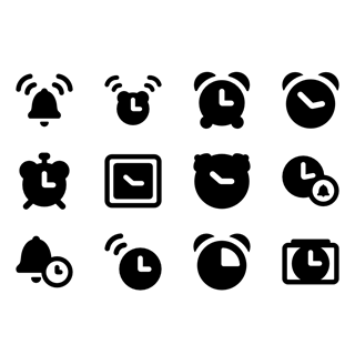 Time Alarm icon packages