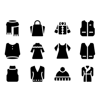 Autumn Clothes icon packages