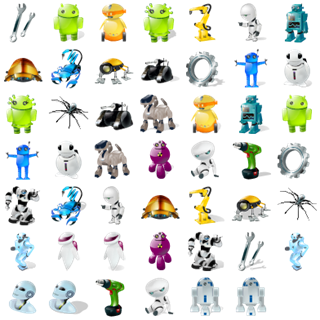 Large Android icon packages