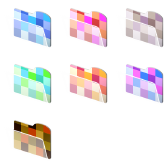 Mosaic Folders icon packages