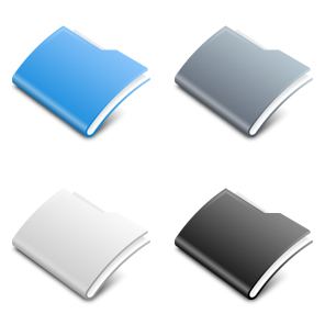 Warped Folders icon packages