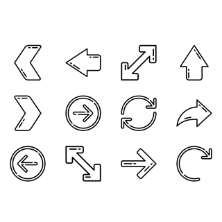 Beveled Arrows icon packages