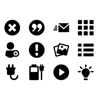 Bold Web Application icon packages