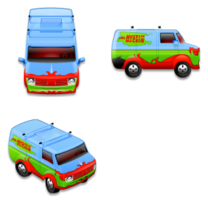 Mystery Machine icon packages