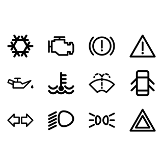 Car Dashboard Signals icon packages