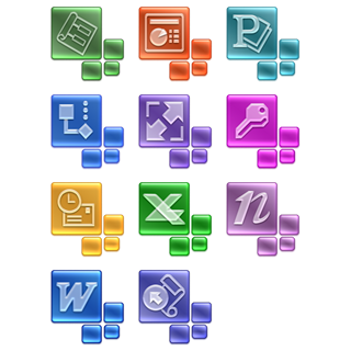 Microsoft Office 2003 Vol. 2 icon packages