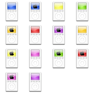 iPod Colors icon packages