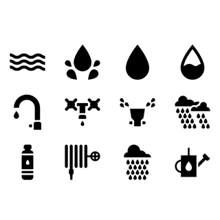 Paths Water icon packages