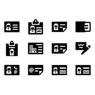 Employee Cards icon packages