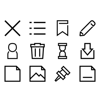 Web Navigation Lineal icon packages