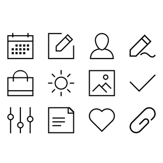 2px Line Set icon packages