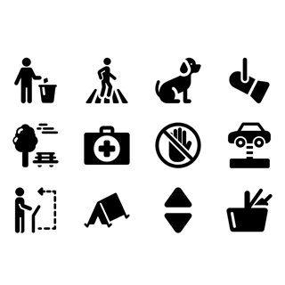 Public Spaces Signals icon packages