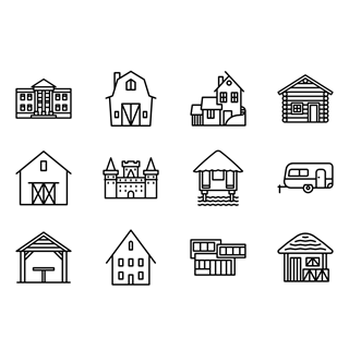 Buildings Pack icon packages