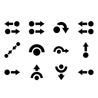 Touchscreen icon packages