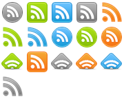 Free Web 2.0 RSS icon packages