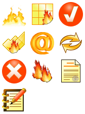 Fire Toolbar icon packages