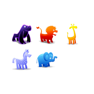 Animal Toys icon packages