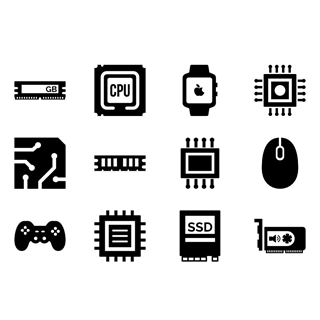 Electronic Devices Fill icon packages