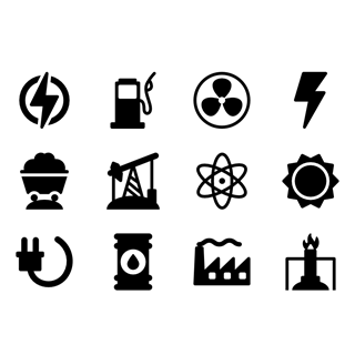 Energy Power Generation icon packages