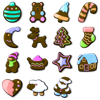 Xmas Gingerbrea icon packages