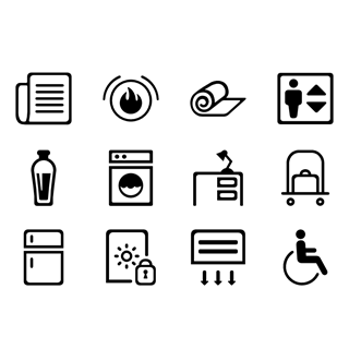 Amenities Outline icon packages