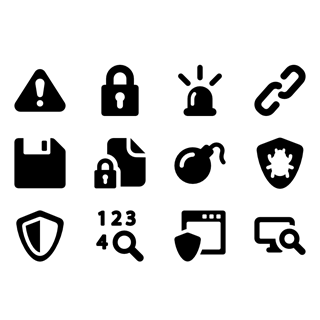 Web Security Fill icon packages