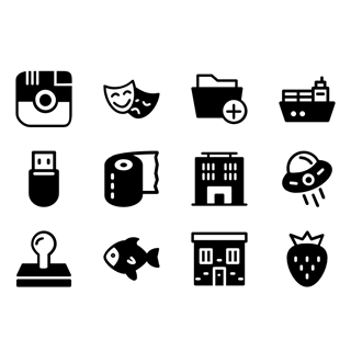 Metropolicons Solid icon packages